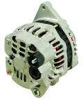 Front view of New 80A 12V Alternator For Honda Fit 2007 2008 1.5L L4 With CW Rotation PMA Series Replacement Compatible With 31100RSH004 AHGA69