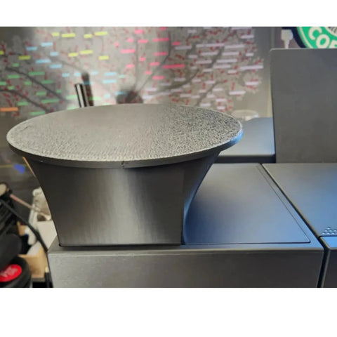 Round Coffee Bean Hopper With Wide Fill Opening For No Fuss Single Dose Transfer And Reusable Coffee Station Upgrade Designed For Home Brewers Ready To Level Up Grinds on counter