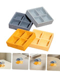 Awesome Four Grid Miniature Dollhouse Storage Box Set For Candy, Nuts, And Tiny Accessories, realistic resin compartments display