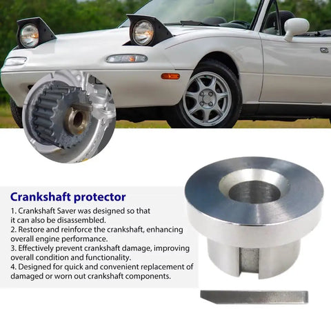 Mazda Miata with insert of Crankshaft Saver Repair Kit For Miata DOHC Naturally Aspirated Engines 1994 Through 2005