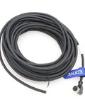 Right Angle M12 8 Pin A Code Female Industrial Sensor Connector with Shielded Waterproof Aviation Cable 10m coiled view