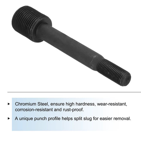 Heavy Duty Knockout Punch Draw Stud Kit M20x1.5 And M10x1 Threads 98mm Length Chromium Steel Construction hydraulic draw stud
