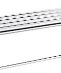 Kumin Collection Towel Rack And Bathroom Towel Shelf In Slick Polished Chrome, Hotelier Style, Durable Metal Construction.