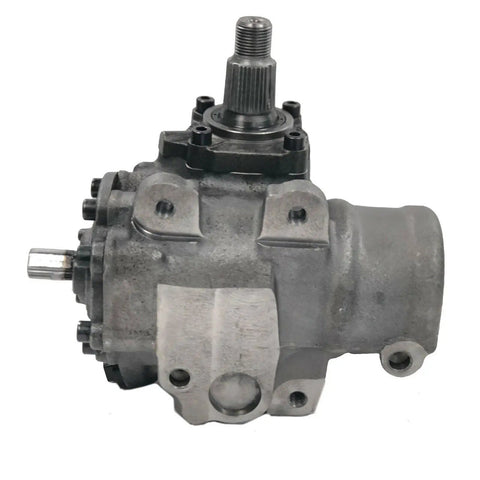 Front Power Steering Gearbox Kit For 2003 2006 Jeep Wrangler TJ Replacement Complete Assembly Left Hand Drive Includes Core Exchange Lifetime Warranty, close-up view