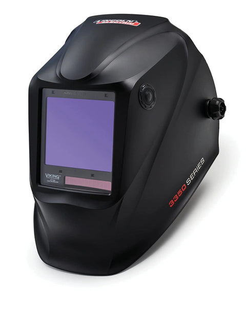 VIKING 3350 Auto Darkening Welding Helmet With 4C Lens Technology For Crystal Clear Welds And Puddles In Matte Black Extra Large Fit For Pros Or DIY Welders
