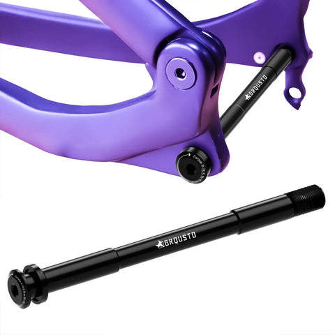 Two In One Front And Rear Thru Axle For Road And MTB Bikes, 1.0mm Thread Pitch, 12mm By 124mm Boost Through Axle, 6061 Aluminum Alloy