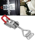 Heavy Duty Carbon Steel Toggle Latch Clamp With Quick Release Triangle Lever High Strength 4002 exposed from side view.