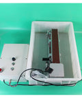 Rugged 600W Brushless Belt Sander With Water Cooling For Sweet Polishing And Knife Sharpening 915X50mm Belt on a workbench