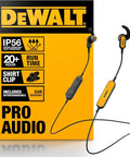 Heavy Duty Neckband Bluetooth Earbuds With Microphone, IP56 Waterproof, Bluetooth 5.2 Wireless Headphones packaging