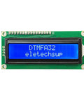 MT8870 DTMF Decoder LCD Display Module with blue backlight showing DTMFA32 on screen, perfect for DIY projects.