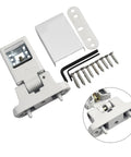 Heavy Duty Zinc Alloy Flag Hinge For Left Or Right Swing Installation Smooth Operation Built Tough with screws and tools.