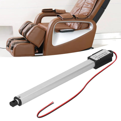 6 Inch Stroke Mini Electric Linear Actuator 12V DC With Built In Limit Switch For Sofa Massage Recliner Home Automation 20N 30mm Per Second Small Compact Actuator Plug And Play on recliner chair