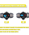 Heavy Duty 300Amp DC Circuit Breaker Delivering Rock Solid Auto Recovery And Easy Manual Reset Switch for automotive and marine wiring.
