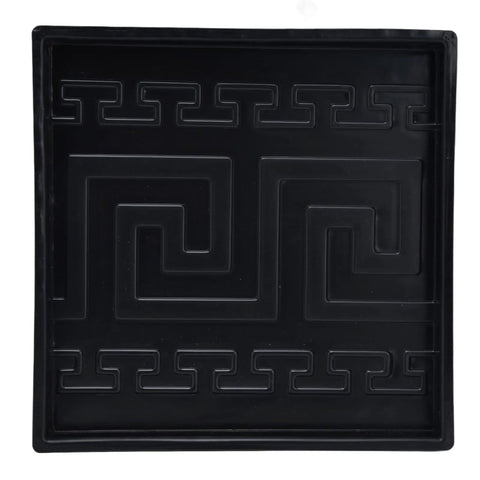 Concrete Mold Square 32.7x32.7 Cm ABS Plastic Reusable Form For Stepping Stone Pavers Garden Path Patio Walkway Courtyard Textured Pattern