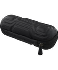 Hard Shell Bike Tool Bag With EVA Bottle Cage And Mesh Pockets Wear Resistant ABS Frame Mount Organizer visible from side angle