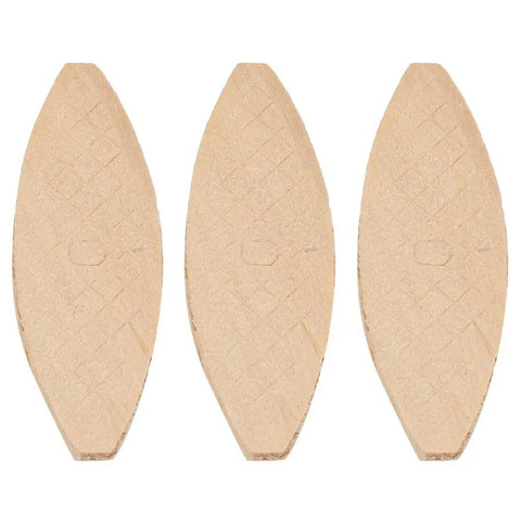 Three Beechwood Joiner Biscuits Number 0 For Woodworking, 100 Pieces Beech Wood Chips Set, Pro Grade Glue Bond, Tight Joints