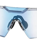 Front view of Straight Up Photochromic Safety Sunglasses With Polarized Optics And Ultraviolet Shielding Featuring Lockdown Side Grips.