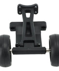 High Precision Wear Resistant RC Wheel Set With Shaft Hub For 1 8 Scale RC Cars For A Beast Of A Ride And Durable Tread, rear view, black
