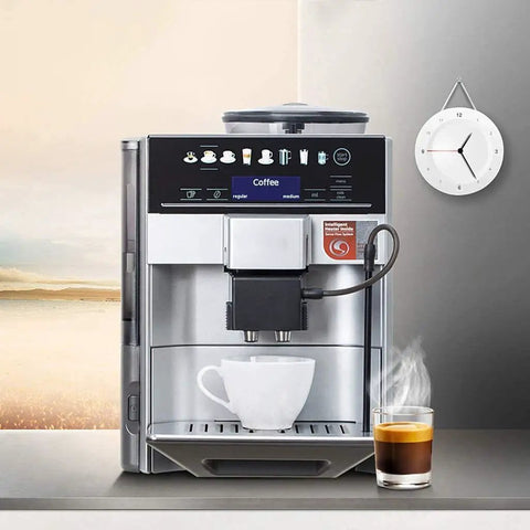 Fully Automatic Coffee Maker With Built In Grinder And Brew System, 1700W Power, Ceramic Burr Grinding, Quiet Operation