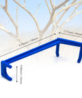 Blue 50 Piece Adjustable Fruit Tree Limb Spreaders Plant Branch Benders Set For Training Fruit Trees Nudge Limbs 5.1 Inch Length Reusable PE Material Indoor Outdoor Garden Tool.