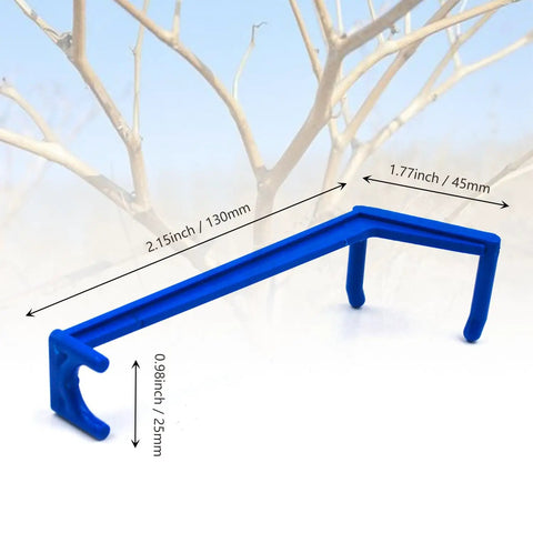 Blue 50 Piece Adjustable Fruit Tree Limb Spreaders Plant Branch Benders Set For Training Fruit Trees Nudge Limbs 5.1 Inch Length Reusable PE Material Indoor Outdoor Garden Tool.