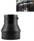 2.5 Inch Dust Hose Adapter For Bosch Miter Saw Compatible With Shop Vac Connector showing a black rubber coupling with secure fit.