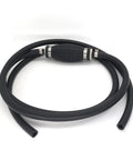 Five Sixteenth Inch Inner Diameter Marine Boat Fuel Line With Connector Assembly, 7.5 Feet Long, Replacement Fuel Line Coiled View