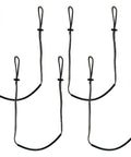 Four pack of Climbing Stick Aider For Hunting And Tree Stand Safety Hand Braided Lightweight Rope Ladder Gear