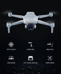 F23 GPS Drone With Camera for Teens and Adults Dope Flight Time 46 Minutes Foldable Drone display with flight mode icons.