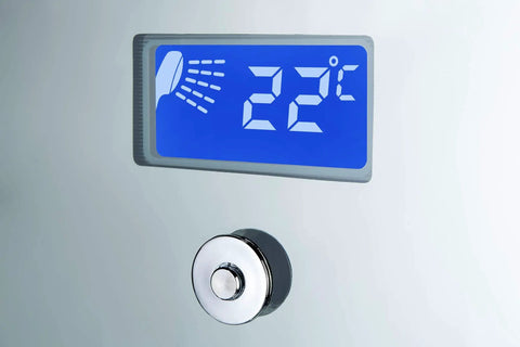 52 Inch Wall Mounted Aluminum Shower Panel Tower With Giant Rainfall Showerhead And Eight Adjustable Massage Jets For A Total Home Spa Vibe And Butter Smooth Flow