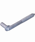 Close-up of Screw In Lag Gate Hinge For Wood Fence Posts With Five Eighth Inch Pin, in galvanized steel, single hinge view.