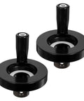 2-Pack Hand Crank Wheel With Ergonomic Bakelite Handle And Lightweight Aluminum Alloy Handwheel For Lathe And Hose Reel