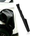 Heavy Duty Magnetic EV Charger Port Cover Universal Waterproof All Weather Snow Rain Dust Protection Secure Seal For Electric Vehicles on car.