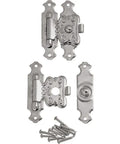 Decorative Jewelry Box Latch With No Sweat Setup For Diy Woodworking, Small Metal Box Clasp With Mounting Nails And Warm Brass Tone That Looks Absolutely Fire On Every Handcrafted Storage Case You Build.