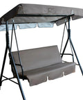 Outdoor Patio Swing Canopy Replacement Cover For 3 Seater Swing Chair And Hanging Glider Waterproof All Weather Shield
