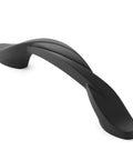 25 Pack Solid Braided Kitchen Cabinet Pulls Handles 4 And A Half Inch Length 3 Inch Hole Centers Matte Black Drawer And Door Hardware