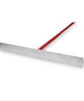 Asphalt Lute Rake With 32 Inch Blade And 72 Inch Lightweight Aluminum Handle With T Connector For Strong Bracing And Smooth Asphalt Leveling Made In The USA Three Inch High Blades Available In Sharp Blunt Or Plain Edges
