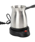 Turkish Coffee Maker With 600ml Capacity Stainless Steel Electric Kettle Style Brewer Anti Scald Handle For Coffee Tea Milk