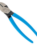 Diagonal Cutting Pliers 7 Inch Professional Side Cutters For Wire Cutting Made In USA With High Carbon Steel, blue grips