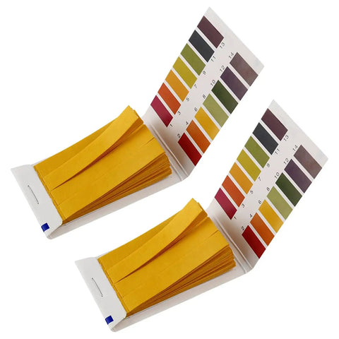 2-Pack pH Test Strips With 160 Total Strips, Universal 1-14 pH Range Litmus Paper For Water Wine Saliva Urine Soil Diet Monitoring