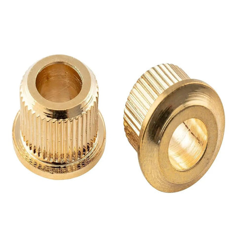 Must Have Six Piece Gold Guitar Tuner Conversion Bushings Kit For Vintage To Modern Machine Heads Converts 6mm Posts To 10mm Drilled Headstock Bore