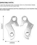 Derailleur Hanger 27 Replacement For Mountain And Road Bikes Durable Aluminum Alloy That Delivers Rock Solid Shifts Quick Install