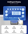 Commercial Ice Maker Head 650 Lbs Per Day Stainless Steel Ice Machine display panel with touch controls