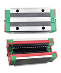 Top and side view of Beefy Linear Guide Slider Block For Smooth Precision Motion Compatible With HGH25CA HGH25HA Z0H