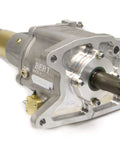 Side view of Plug And Play Direct Fit Aluminum Ball Spline for 2nd Gen Manual Transmission with hydraulic clutch, aluminum case.