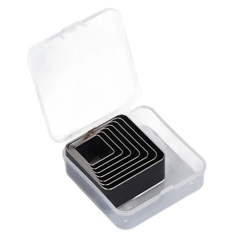 Premium Alloy Steel Rectangle Cutting Dies Set For Heavy Duty Leather Wallet And Bag Crafting Diy Supplies Built Tough With Hella Precision And Serious Long Lasting Durability