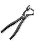 Mejiao exhaust hanger removal tool, black steel pliers for rubber exhaust hangers (side view)