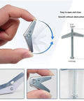 Heavy Duty Drywall Toggle Bolts Kit 100 Pcs One Eighth Inch Anchors For Hanging Stuff Like Frames Lights Curtains Home Renovation Easy Install Universal Fit Hollow Walls Strong Secure Mounts For Quick Setup And Secure Holds. 1/8 inch metal toggle bolt