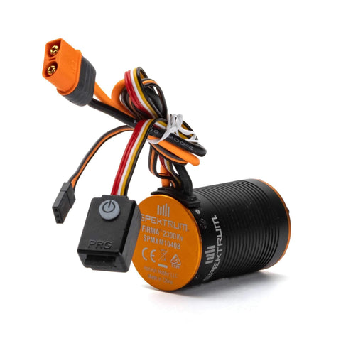 2-In-1 Brushless Crawler Motor ESC Combo With 2300Kv, Waterproof And Drag Brake Tunable Performance, compact design shown.