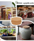 Assorted jars sealed with Two Pack Large Cork Stoppers For Bottles And Jars 5 To 6 Inch Tapered Wood Bottle Lids for DIY projects